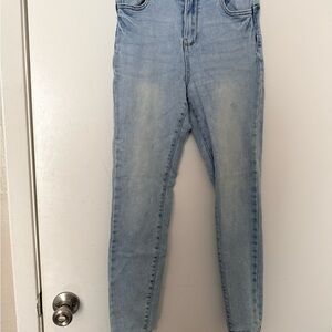 Wax Jean Women's High Rise Light Blue Jeans